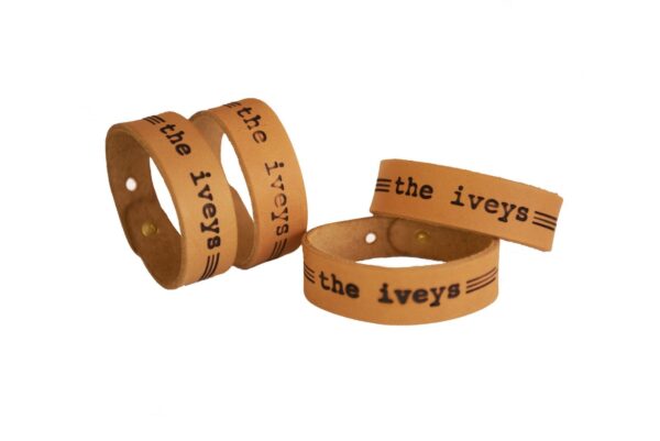 Hand-Stamped Leather Cuff
