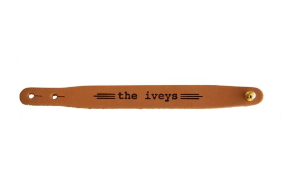 Hand-Stamped Leather Cuff - Image 3