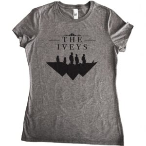 Grey Crew Neck Fitted Tee
