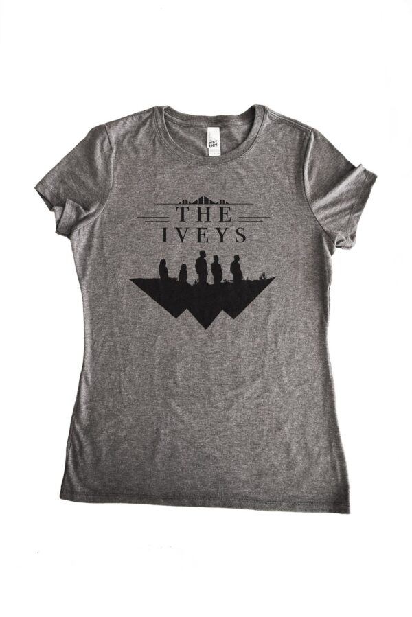 Grey Crew Neck Fitted Tee