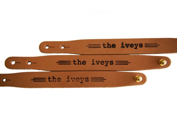 Hand-Stamped Leather Cuff - Image 2
